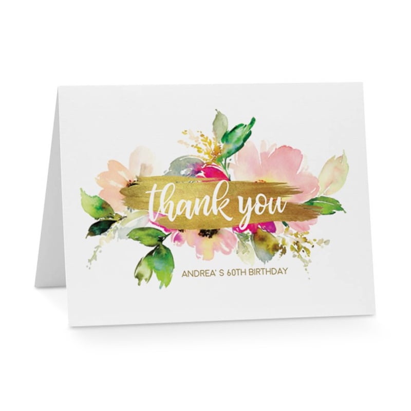Flowers Thank You Cards