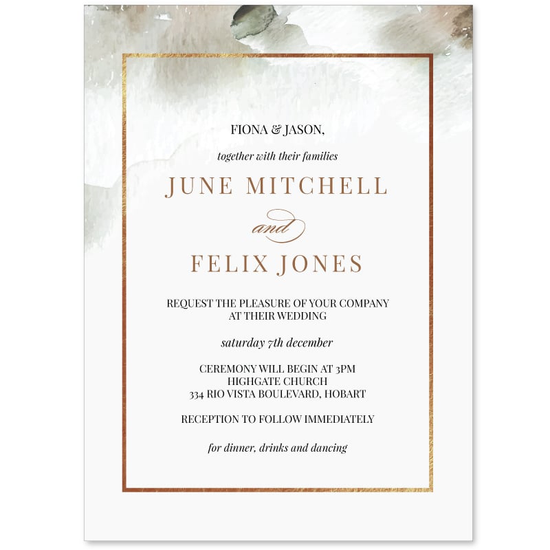 Formal Wedding Invitations