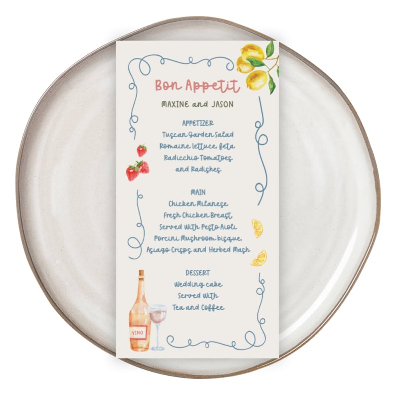 White Lotus Custom Menus