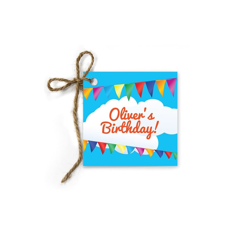 Garlands Birthday Gift Tags