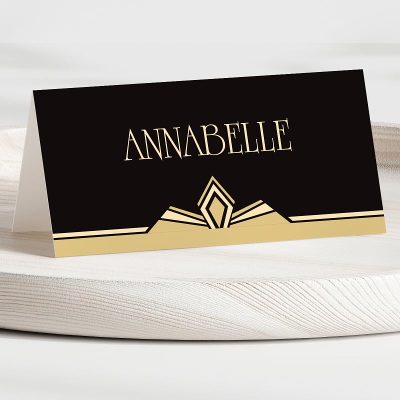 Gatsby Ball Placecards
