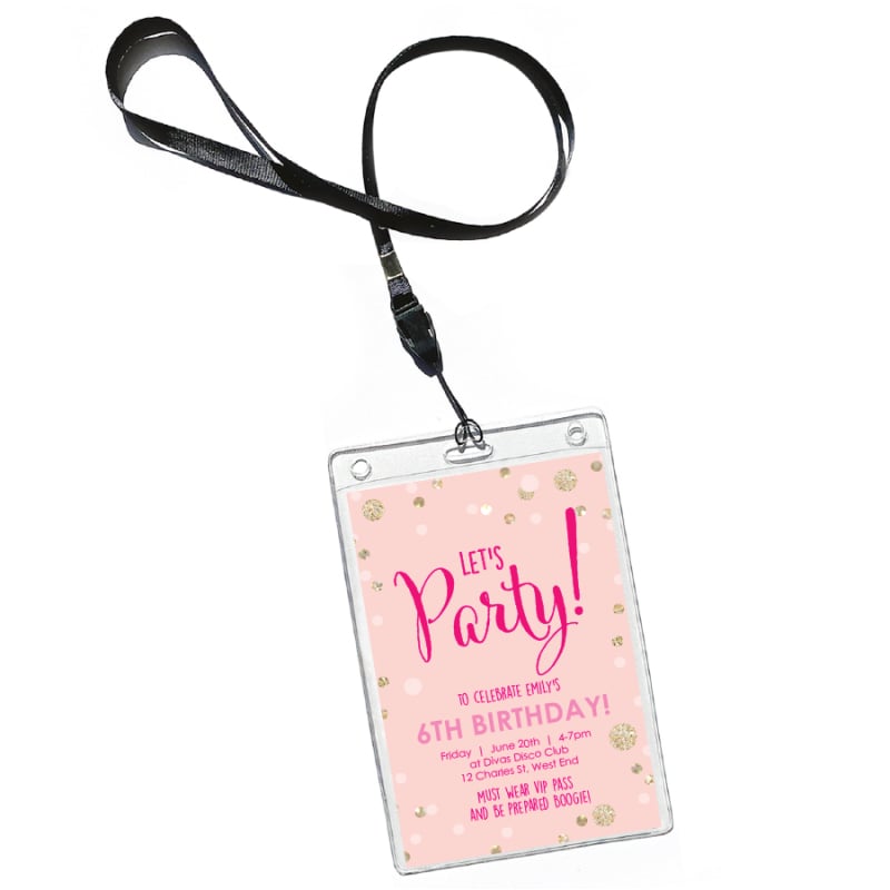 Boogie Time VIP Invitations