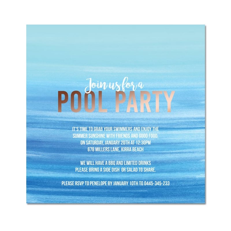 Good Vibes Party Invitations
