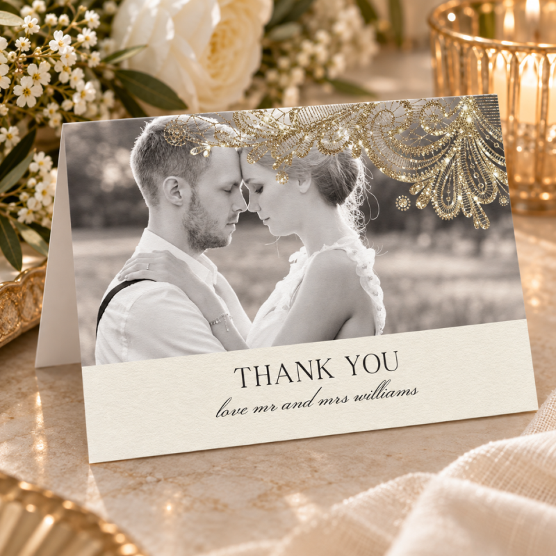 Graceful Thank You Card