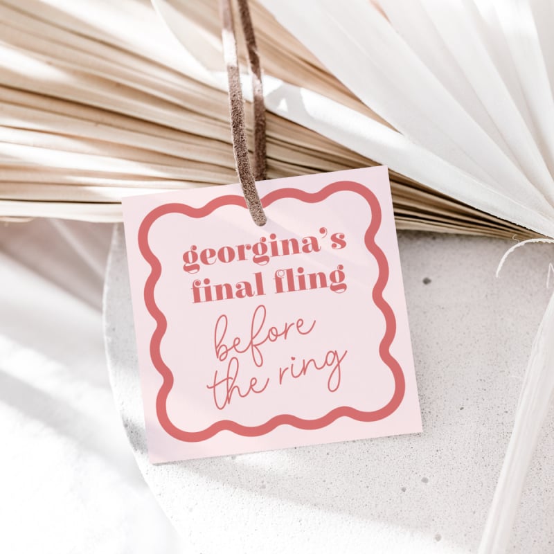 Before the Ring Hens Night Gift Tag