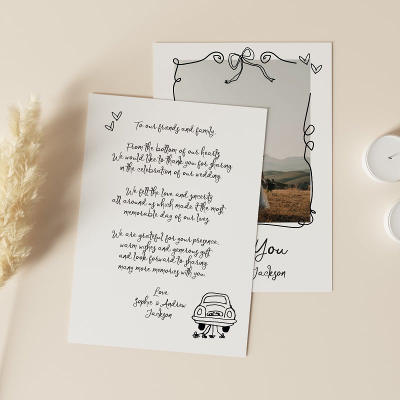 Whimsical Thank You Card