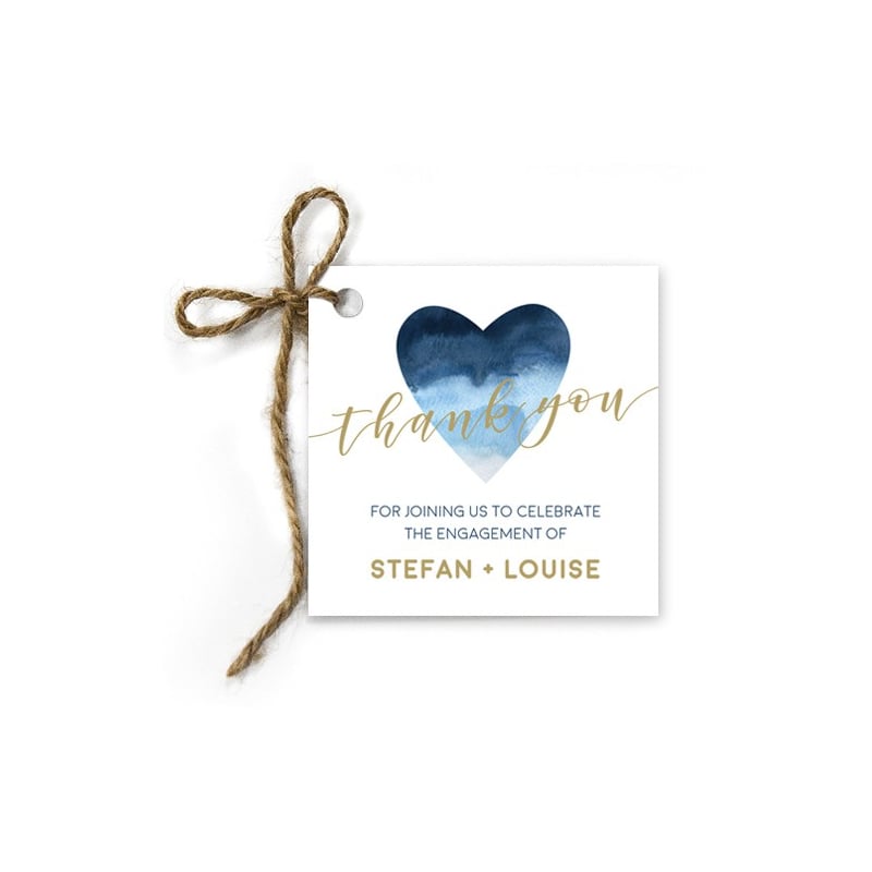 Indigo Heart Gift Tags