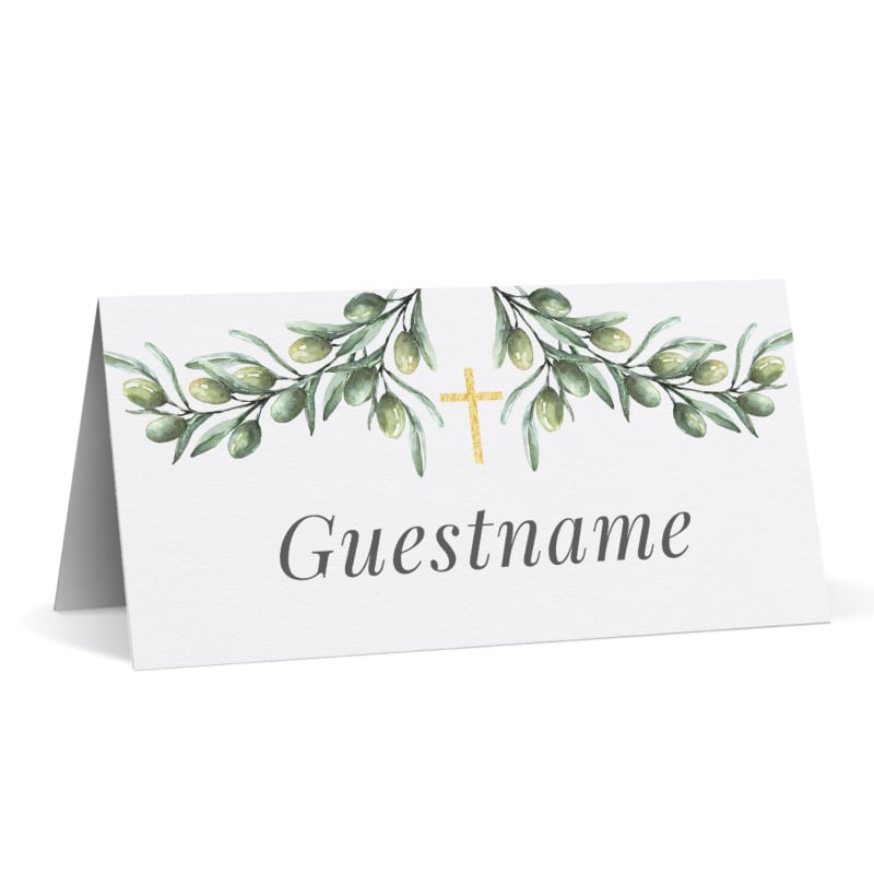 Italian Olives Religious Placecards