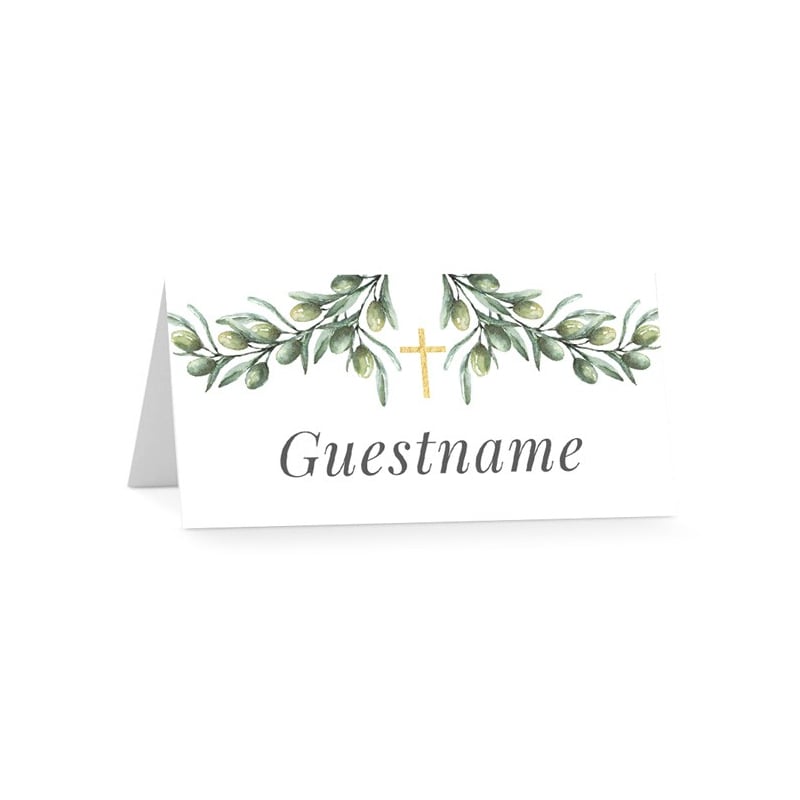 Italian Olives Religious Placecards