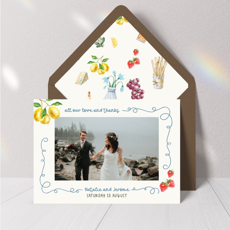 White Lotus Thank You Cards
