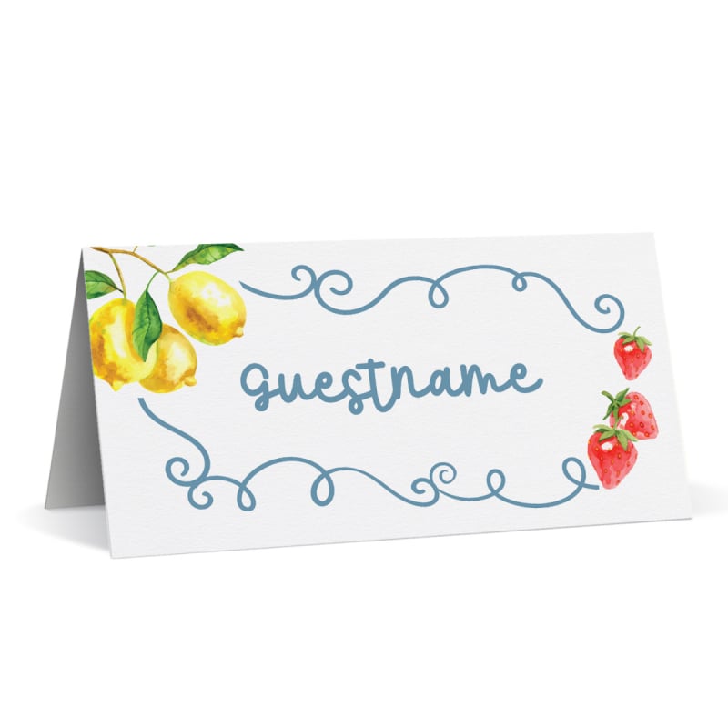White Lotus Custom Placecards