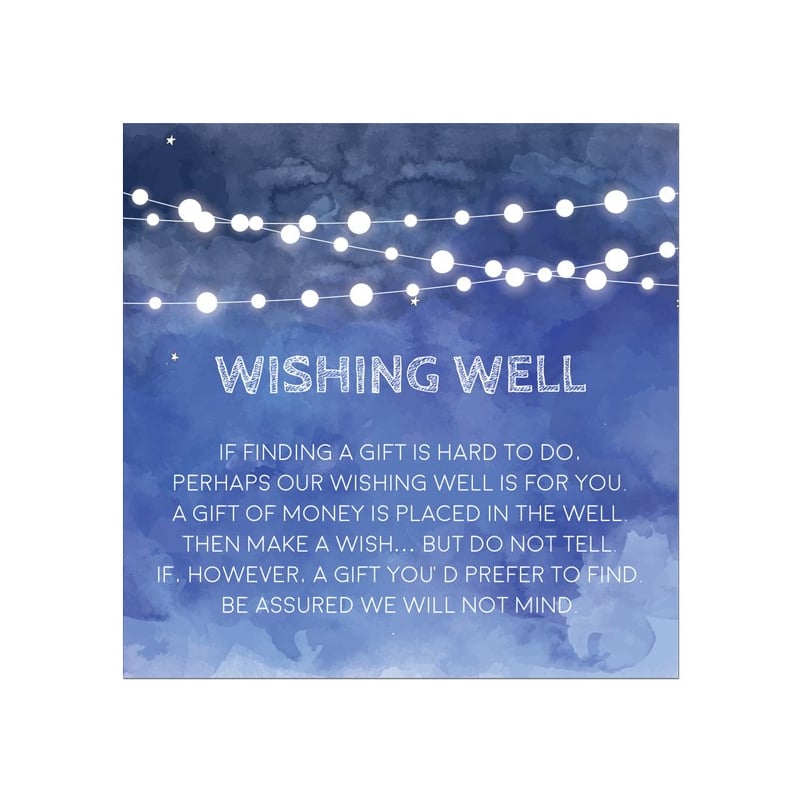 Lanterns Wishing Well Card