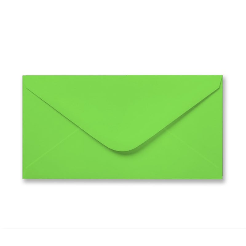 Lime Green DL Envelope 100gsm