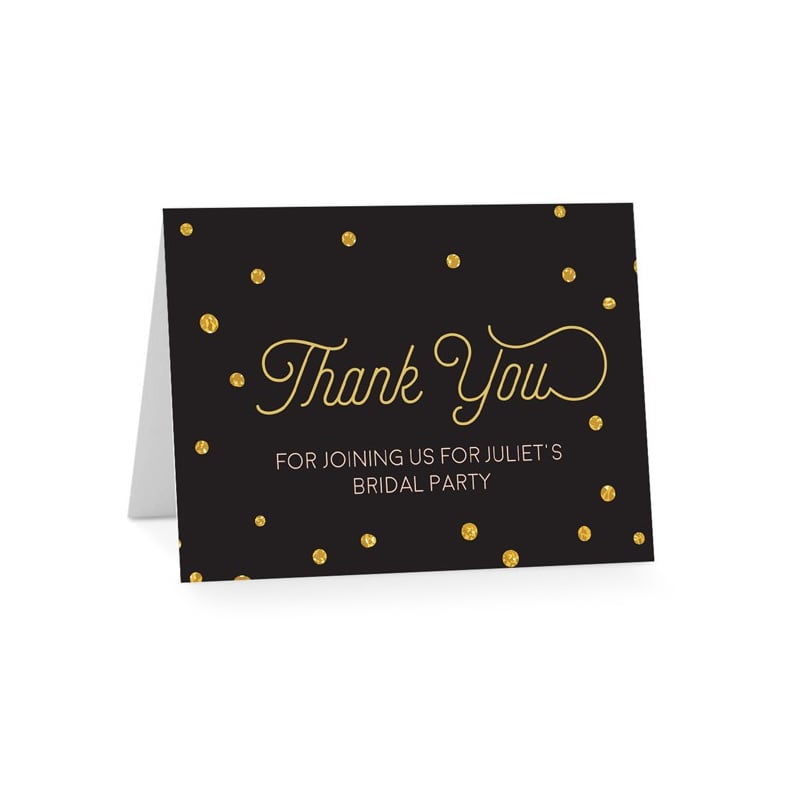 Lingerie Shower Thank You Cards
