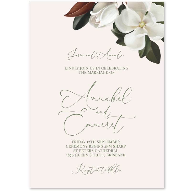 Magnolia Wedding Invitations