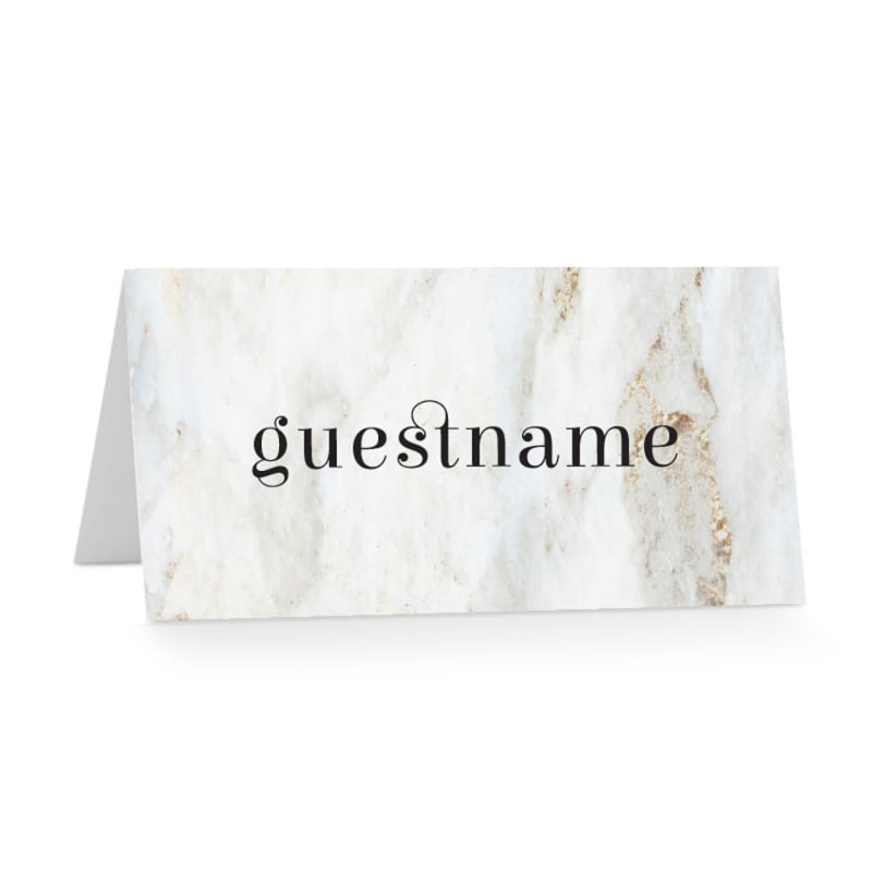 Marbled Modern Placecards
