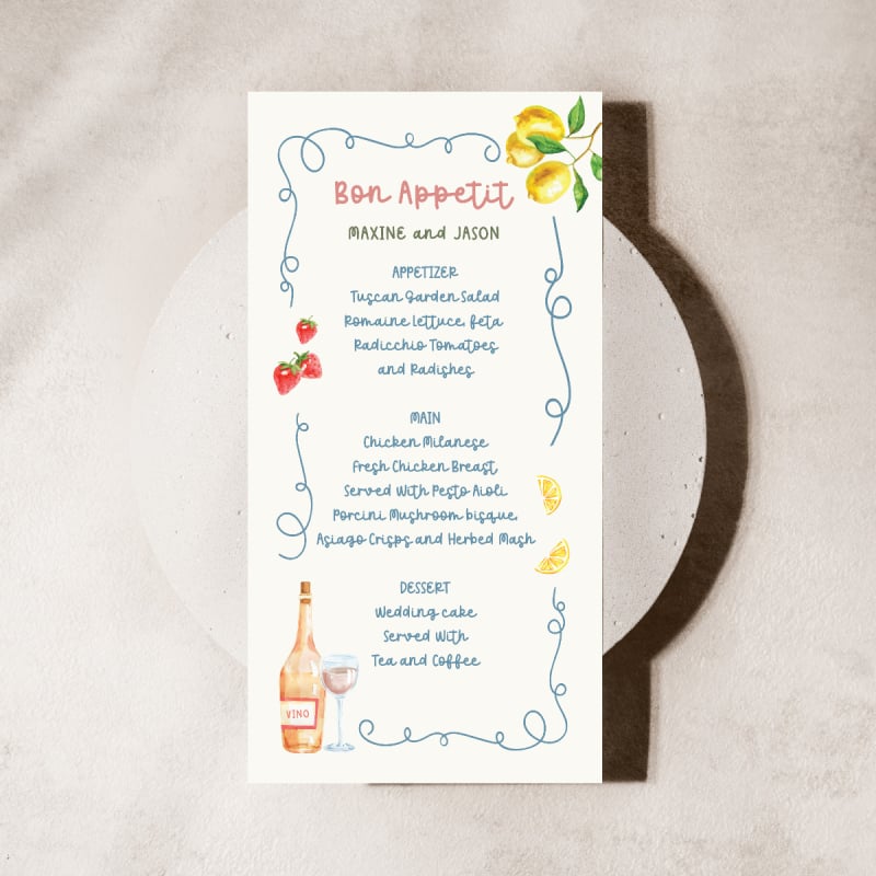 White Lotus Custom Menus