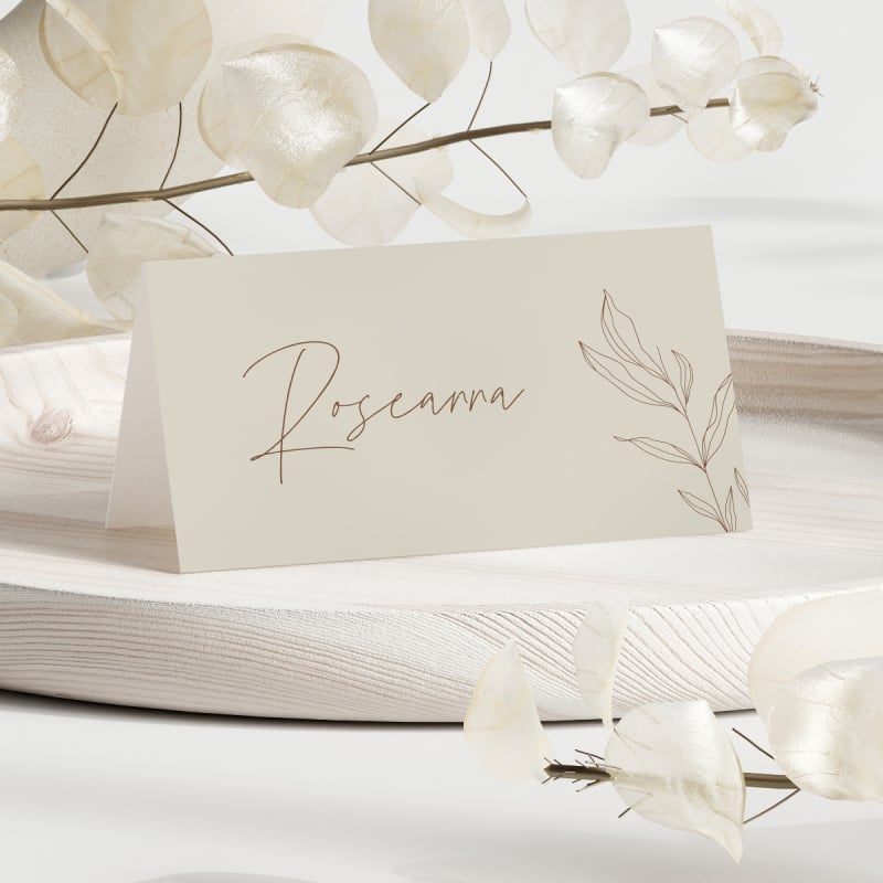 Minimalist Placecards