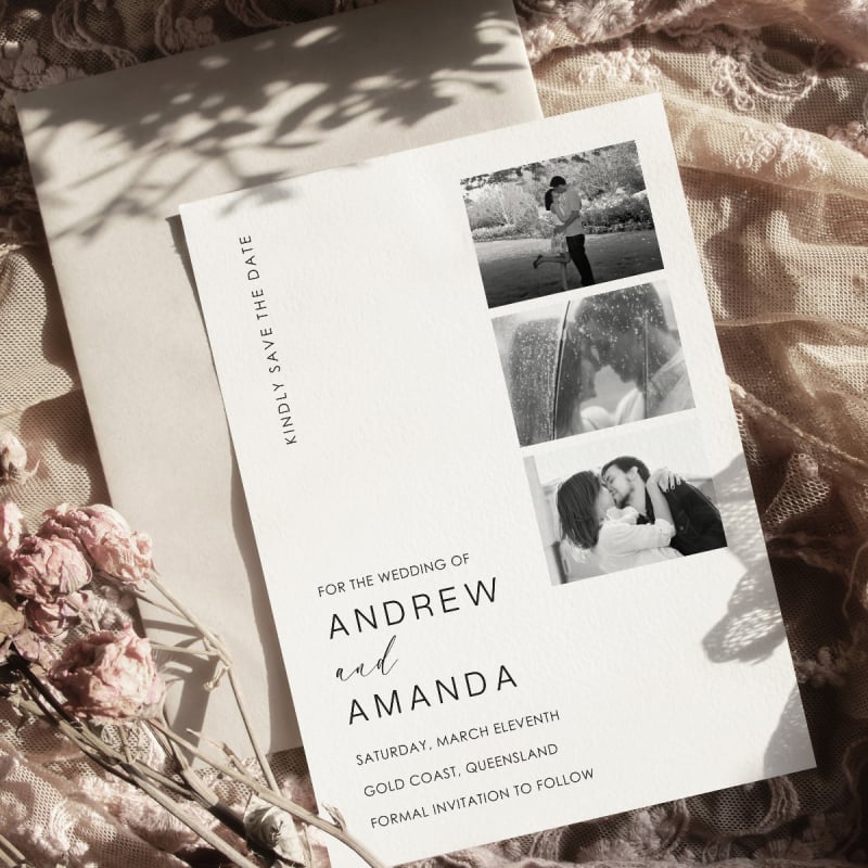 Memories Photo Save the Date Cards