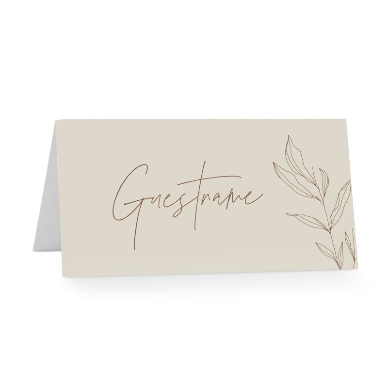 Minimalist Placecards