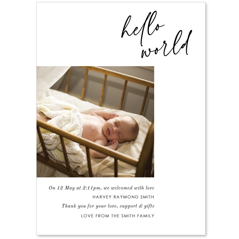Dreamstate Birth Announcement Cards