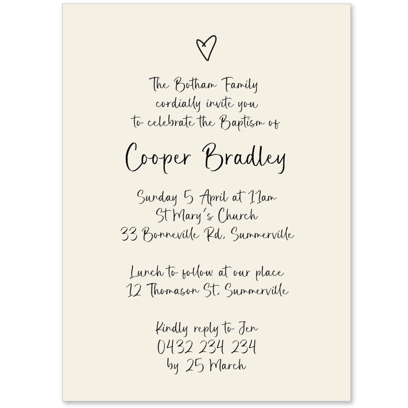 Clarissa Religious Invitations