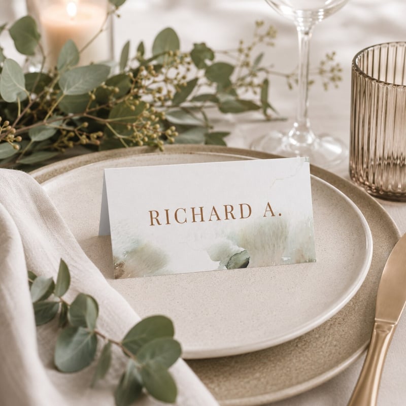 Formal Wedding Placecards