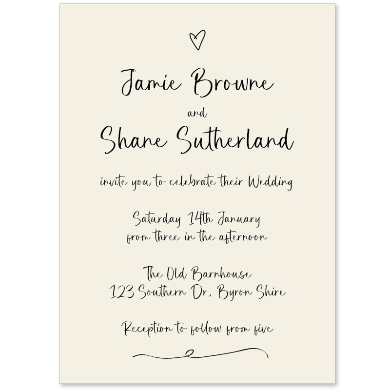 Clarissa Wedding Invitations