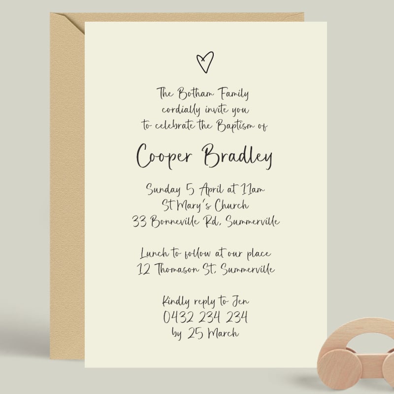 Clarissa Religious Invitations