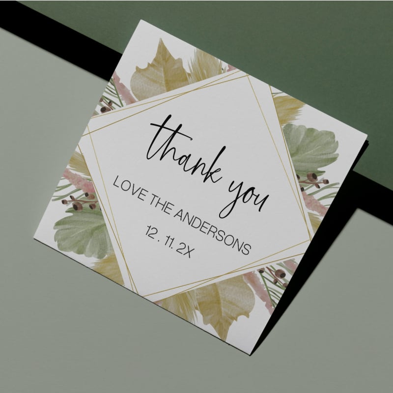 Modern Ferns Gift Tags