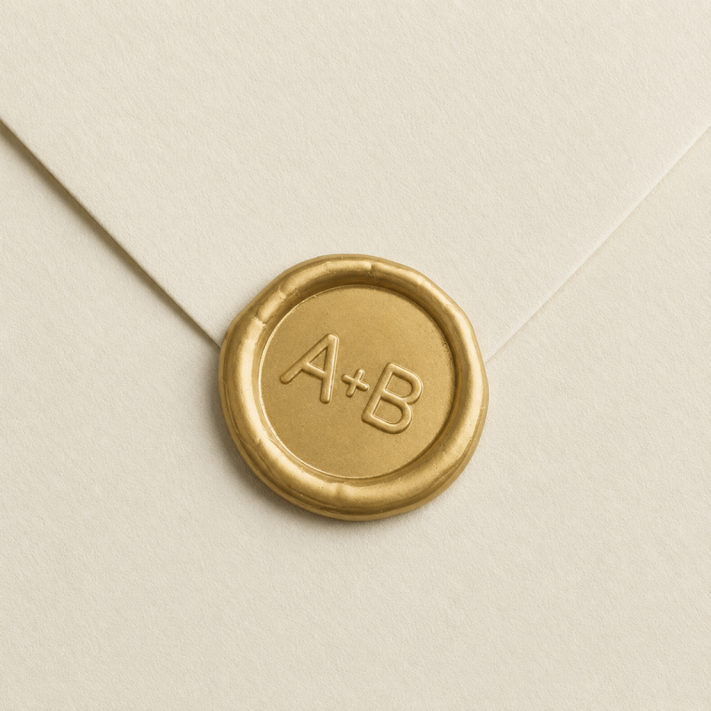 Modern Ampersand Wax Stamp