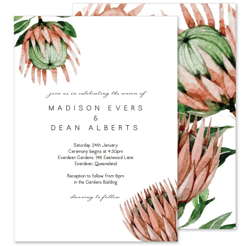 Native Beauty Wedding Invitations