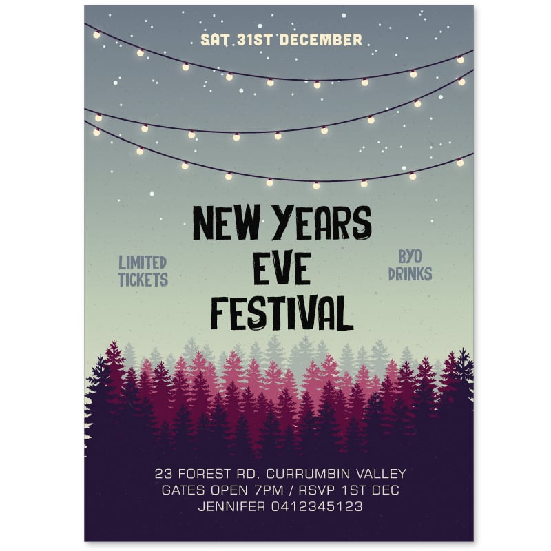 Lantern Glow Festival Invitations