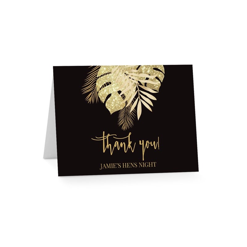 Night Jungalow Hens Thank You Cards