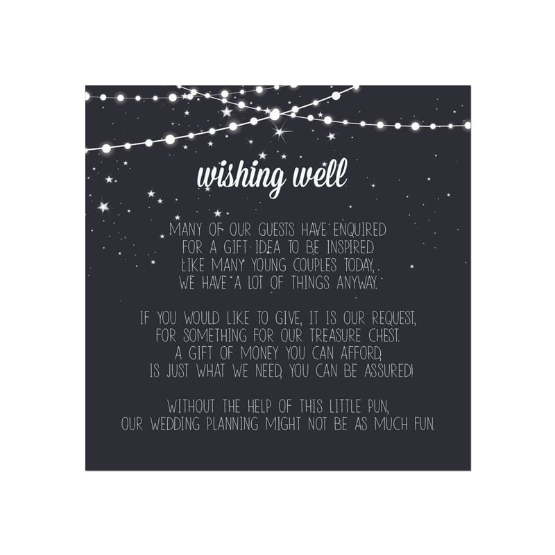 Oak Wishing Well Card
