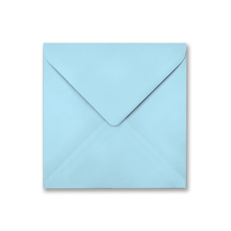 Pastel Blue 155mm Square Envelope 100gsm