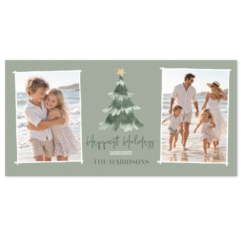 Natural Tree Christmas Cards