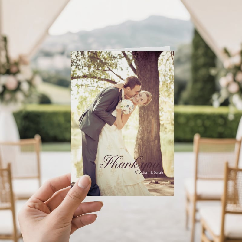 Contempo Portrait Thank You Cards