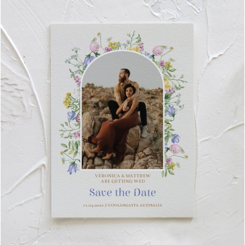 Spring Wildflower Save The Dates
