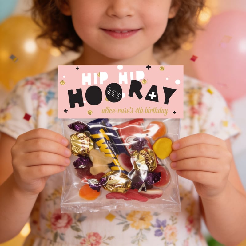 Hip Hip Hooray Lolly Bags