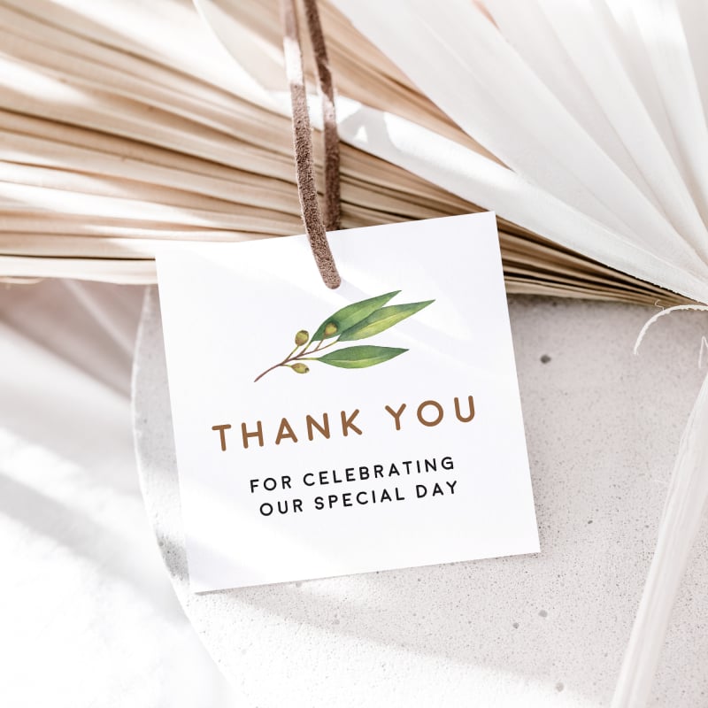 Australian Native Wedding Gift Tags