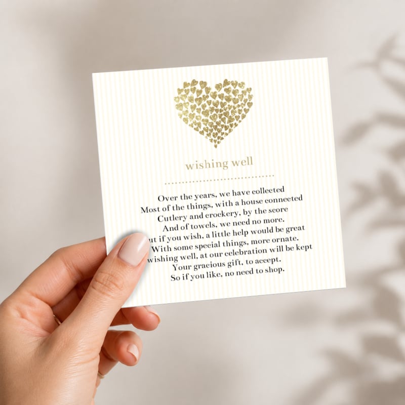 Beating Heart Wishing Well Card