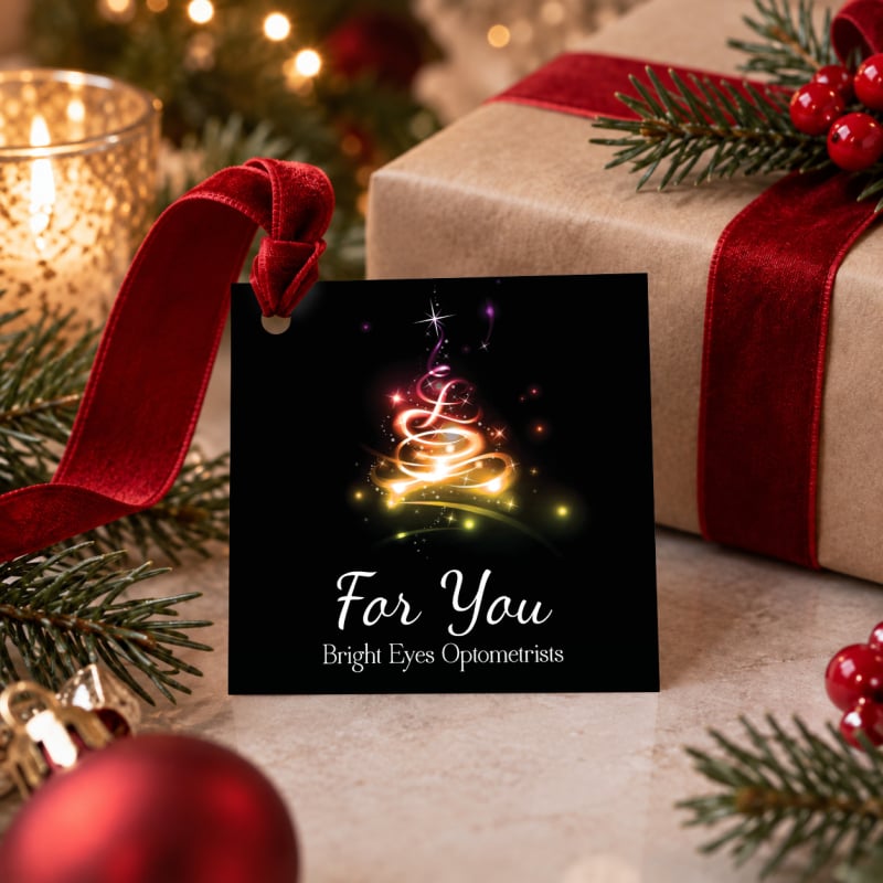 Bright Tree Gift Tags