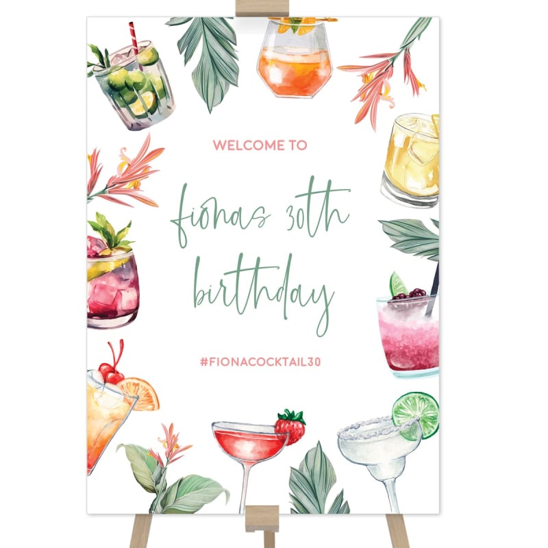 Cocktail Party Sign