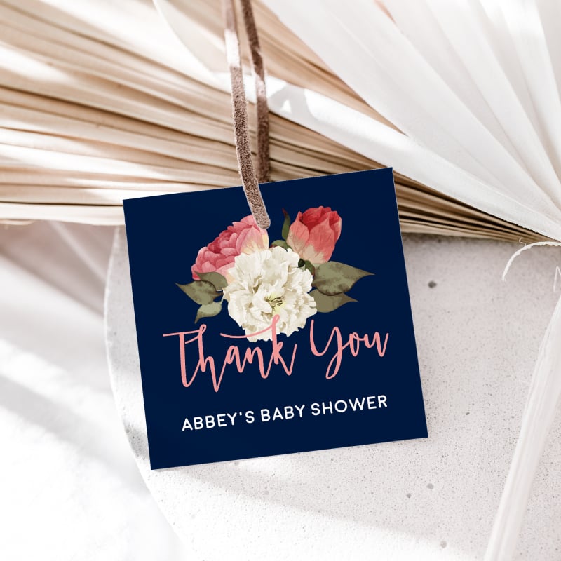 Decadent Baby Shower Gift Tags