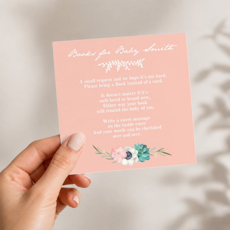 Fruitful Forest Baby Shower Wishing Well Card