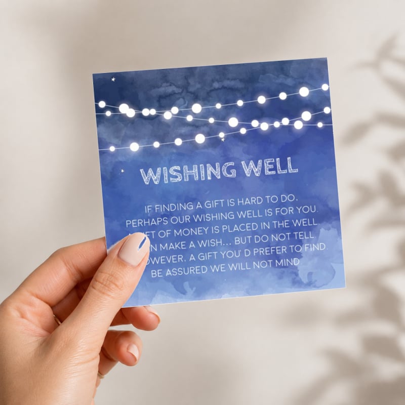 Lanterns Wishing Well Card