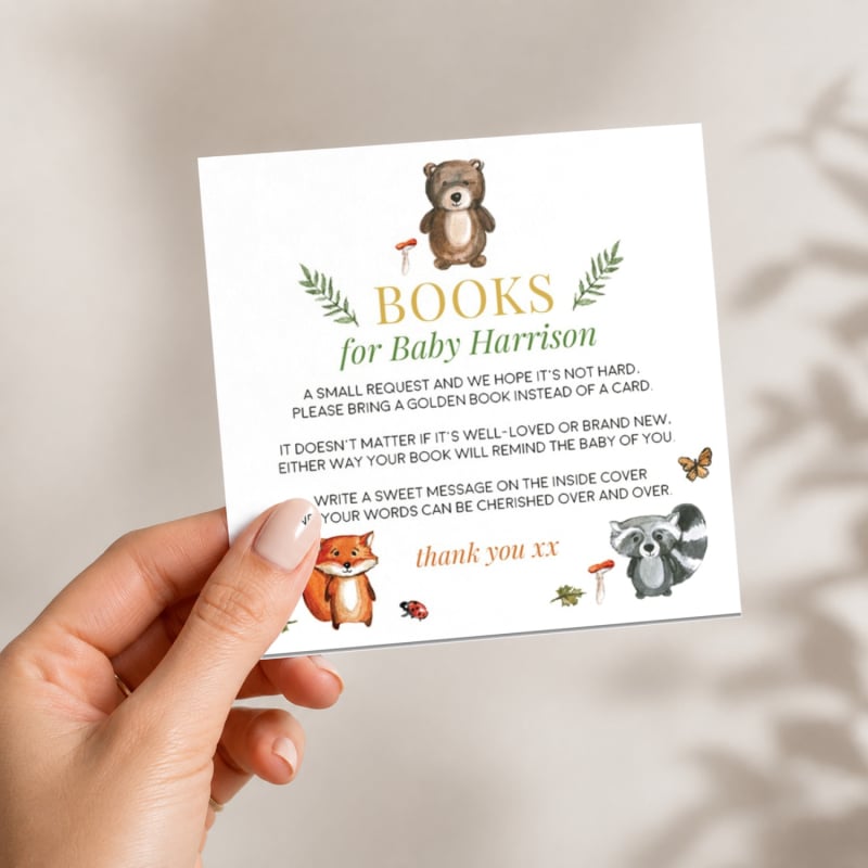 Sweet Baby Wreath Wishing Well Card