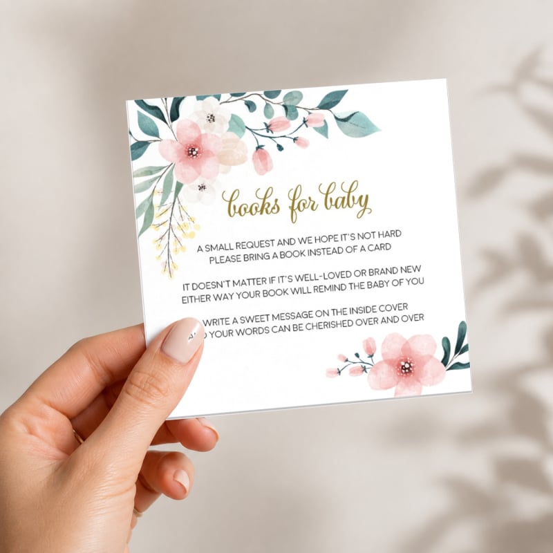 Woodland Creatures Baby Shower Wishing Well Card