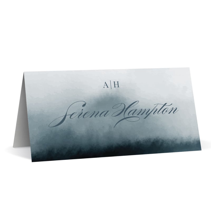 Belle Blue Wedding Placecards